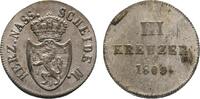 Nassau 3 Kreuzer Friedrich August und Friedrich Wilhelm 1808-1816 -