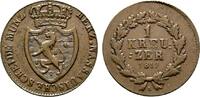 Nassau Cu Kreuzer Wilhelm 1816-1839 -