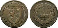 Nassau Cu Kreuzer Wilhelm 1816-1839 -