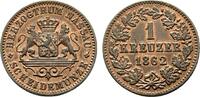 Nassau Cu Kreuzer Adolph 1839-1866 -