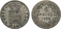 Nassau 6 Kreuzer Wilhelm 1816-1839 -