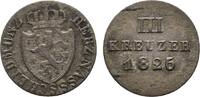 Nassau 3 Kreuzer Wilhelm 1816-1839 -