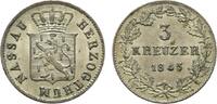 Nassau 3 Kreuzer Adolph 1839-1866 -