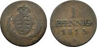 Sachsen-Albertinische Linie Cu Pfennig Friedrich August I. 1806-1827 -