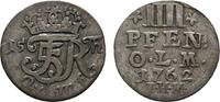 Oldenburg 4 Pfennig Friedrich von Dänemark 1746-1766 -