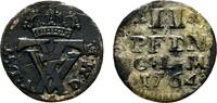 Oldenburg 2 Pfennig Friedrich von Dänemark 1746-1766 -