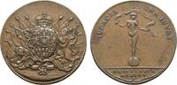Waldeck Bronzemedaille o.J Karl August Friedrich 1728-1763 VF+