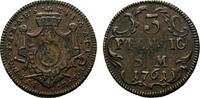 Mainz, Erzbistum Cu 3 Pfennig Johann Friedrich Karl Graf von Ostein 1743-1763 -