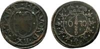Brandenburg-Preußen Cu 12 Pfennig Friedrich Wilhelm 1640-1688 -