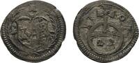 Sachsen-Meiningen 2 Pfennig Ernst Ludwig 1706-1724 -