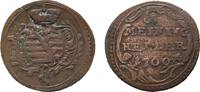 Sachsen-Meiningen Cu Heller Charlotte Amalie 1763-1775 -
