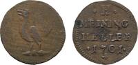 Sachsen-Meiningen Cu Heller Bernhard 1680-1706 -
