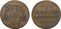 Speyer, Bistum Cu Kreuzer Franz Christoph Freiherr von Hutten zu Stolzenberg 1743-1770 -