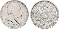 Baden 2 Mark 1902 G Friedrich I. 1856-1907 EF