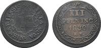 Mecklenburg-Wismar, Stadt Cu 3 Pfennig -