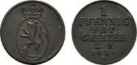 Reuss, ältere Linie zu Obergreiz Cu Pfennig Heinrich XIX. 1817-1836 -
