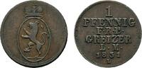 Reuss, ältere Linie zu Obergreiz Cu Pfennig Heinrich XIX. 1817-1836 -