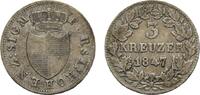 Hohenzollern-Sigmaringen 3 Kreuzer Karl 1831-1848 -
