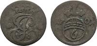 6 Pfennig 1701 Hildesheim Hildesheim, Bistum Jobst Edmund von Brabeck 1688-1702 Selten. Sehr schön