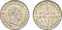 Brandenburg-Preußen 1/2 Silbergroschen Wilhelm I. 1861-1888 -