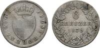 Hohenzollern-Sigmaringen 6 Kreuzer Karl 1831-1848 -