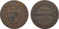 Hohenzollern-Sigmaringen Cu Kreuzer Karl 1831-1848 -