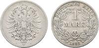 Kleinmünzen 1 Mark 1882 G F-VF