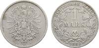 Kleinmünzen 1 Mark 1883 J F-VF