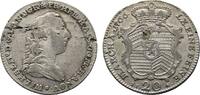 Hanau-Münzenberg 20 Kreuzer Wilhelm IX. von Hessen-Kassel 1760-1785 -