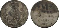 Hessen-Kassel 1/6 Taler Wilhelm II. 1821-1847 -