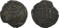 Hessen-Kassel 4 Heller Wilhelm VI. 1637-1663 -
