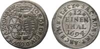 Sachsen-Albertinische Linie 1/12 Taler Johann Georg IV. 1691-1694 -