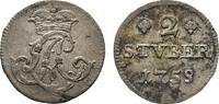 Wied-Runkel 2 Stüber Johann Ludwig Adolf 1706-1762 -