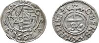 Pfennig 1661 CR Dresden Sachsen-Albertinische Linie Johann Georg II. 1656-1680 Sehr schön +