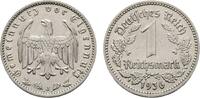  1 Reichsmark 1936 J Vorzüglich 27,00 EUR  plus 5,00 EUR verzending