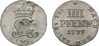 Braunschweig-Calenberg-Hannover 4 Pfennig Georg III. 1760-1820 -