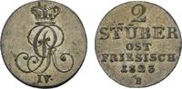2 Stüber 1823 B Braunschweig-Calenberg-Hannover Georg IV. 1820-1830 Fast vorzüglich