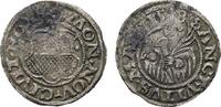 Körtling 1548 Höxter Corvey, Abtei Stadt Höxter während des Abbatiats des Caspar von Hersel 1547-1555 Sehr selten. Kleines gestopftes Loch, fast ...