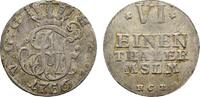 Mecklenburg-Strelitz 1/6 Taler Adolph Friedrich IV. 1752-1794 -