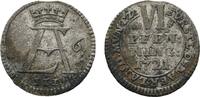 Osnabrück, Bistum 6 Pfennig Ernst August II. von York 1716-1728 -