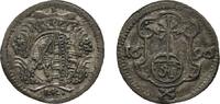 Pfennig 1696 IK Dresden Sachsen-Albertinische Linie Friedrich August I. 1694-1733 Sehr schön
