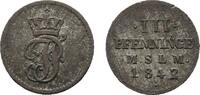 Mecklenburg-Schwerin 3 Pfennig Paul Friedrich 1837-1842 -
