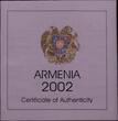 ARMENIA, KM# 99 , Silver, 100 Dram , 2002, Proof, Poem "The Bock of Sadness". Scarce silver proof coin! Only 500 coins struck!