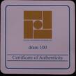 ARMENIA, KM# 129 , Silver, 100 Dram , 2006, Proof, Hovhannes Aivazovsky. Shape: Rectangular. Multicolored. Scarce coin! Coin ho