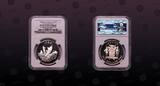 JAMAICA, KM# 114a , Silver, 10 Dollars, 1984, Proof, Blue Marlin. Very rare silver proof coin in Superb Gem condition! NGC Scrat