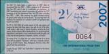 SOUTH AFRICA , KM# 350 , Silver, 2-1/2 Cents, 2007, Proof, The International Polar Year. Bought in Capetown, South Africa. Com