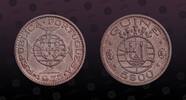 GUINEA - BISSAU 5 Escudos GUINEA BISSAU , KM# 15 , Copper-Nickel, 5 Escudos, 1973, Mint Strike, Portuguese Guinea. Lettering: Guine. Coin in excellen -