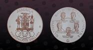 JAMAICA, KM# 88 , Silver, 25 Dollars, 1980, Proof, 1980 Olympics. Coin housed in Original Mint capsule! Coin in excellent condit