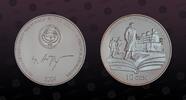 KYRGYZSTAN 10 Som KYRGYZSTAN, KM# 27 , Silver, 10 Som, 2009, Proof, Mother Field. Coin housed in Original Mint capsule! Coin in excellent conditi -