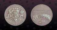 LATVIA 1 Lats LATVIA, KM# 23 , Silver, 1 Lats, 1995, Proof, United Nations 50th Anniversary - Many people holding hands. Coin in excellent con -